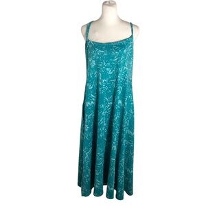 The North Fave turquoise/blue sleeveless maxi dress Sz XLT Tall